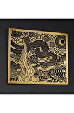 Van Gogh Yıldızlı Geceler Metal Duvar Dekoru