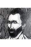 Van Gogh Otoportre Metal Duvar Dekoru