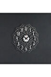 Geometrik Tasarımlı Metal Duvar Saati