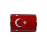 Kuşe Rulo Türk Bayrağı Etiketi 90mm X 60mm 300 Adet