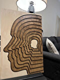 CIGILWOOD HUMAN FACE AHŞAP BOHEM TABLO