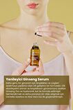 Cilt Yenileyici Aydınlatıcı Ginseng Bakım Serumu 30ml + Ginseng Maske 50ml Nemlendirici Bakım Seti