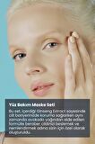 Yüz Bakım Maske Seti 4'lü - Yenileyici Sıkılaştırıcı Ginseng Nemlendirici Vitamin C Aydınlatıcı