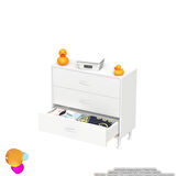 Efil 3'lü Çekmece Banyo Dolabı Çok Amaçlı Çekmecelerle Daha Düzenli 85x75x32,5 cm