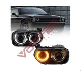 DODGE - CHALLENGER 2008-2014 İÇİN 2015-2022 LED FAR TAKIMI