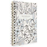 A5 Telli Defter, Kareli Defter, Tarihsiz Ajanda - Jennifer