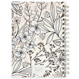 A5 Telli Defter, Kareli Defter, Tarihsiz Ajanda - Jennifer