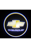 Chevrolet ile Uyumlu Yeni Nesil Pilli Yapıştırmalı Led Işıklı Çift Sensörlü Kapı Altı Logo