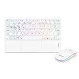 Microcase Touchpad RGB Tablet ve Telefonlar için Türkçe Bluetooth Klavye ve Mouse - AL5891