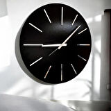 50X50 cm Kabartmalı Aynalı Pleksi Duvar Saati - Quartz Mekizma, Şık ve Modern Ahşap Tasarım