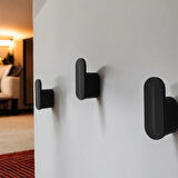  Minimalist 4'lü Duvar Askısı - Plastik, Vida Montajlı, Şık ve Kullanışlı