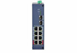 Dahua CHS4210-8GT-110 8 Port Poe 2 Port SFP Gigabit Yönetilebilir PoE Switch 110W