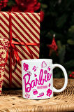 Enter Mode Barbie Baskılı Kupa Bardak Porselen Çay Kahve Fincanı