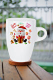 Noel Baba Happy Christmas Baskılı Kupa Bardak Porselen Latte Filtre Kahve Fincanı