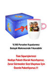 Yaşlı Çift Ömür Boyu Baskılı Hediye Kupa Bardak Porselen Latte Filtre Kahve Fincanı