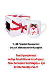 Mutlu Çiftler Love Baskılı Hediye Lüx Kupa Bardak Porselen Çay Kahve Fincanı