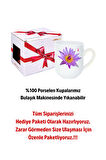 8 Mart Kadınlar Günü Hediyesi İçi Beyaz Lüx Kupa Bardak Porselen Çay Kahve Fincanı-5