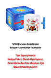 Noel Baba Happy Christmas Baskılı T Saplı Kupa Bardak Porselen Çay Kahve Fincanı