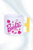 Enter Mode Barbie Baskılı T Saplı Kupa Bardak Porselen Çay Kahve Fincanı