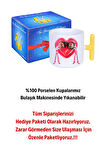 Mutlu Çiftler Love Kalp Baskılı Hediye T Saplı Kupa Bardak Porselen Çay Kahve Fincanı