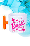 Enter Mode Barbie Baskılı T Saplı Kupa Bardak Porselen Çay Kahve Fincanı