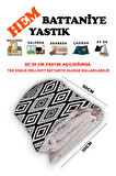 Modern Desenli Baskılı Tv Battaniyeli Opsiyonel Dekoratif Yastık Battaniye 2in1-01