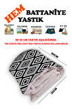 Modern Desenli Baskılı Tv Battaniyeli Opsiyonel Dekoratif Hediye Yastık Battaniye 2in1 Gifts-2