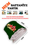 Yılbaşı Noel Desen Baskılı Tv Battaniyeli Opsiyonel Dekoratif Hediye Yastık Battaniye 2in1 Gifts-1