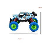 Çek Bırak Mavi Rock Crawler Off Road Araba