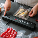 Vacuum Sealer Gıda Vakum Ve Mühürleme Makinesi 10 Adet Vakum Torbası