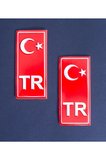 Tr Plaka Aliminyum Kırmızı Gümüş