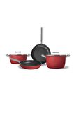 Smeg Cookware 50'S Style 6 Parça Tencere Tava Seti