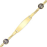 Altın İki Yanı Allah Yazılı Çocuk Künyesi (CKN0035)