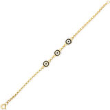 Nazar Boncuklu Altın Çocuk Bileklik (CKN0052)