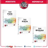 3D Yayınları TYT Fizik Kimya ve Biyoloji Deneme Seti 3 Kitap