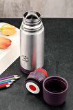 Cooker 300 ml Çift Katlı Paslanmaz Çelik Termos CKR2000 Mor