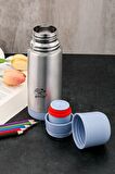 Cooker 300 ml Çift Katlı Paslanmaz Çelik Termos CKR2000 Mavi