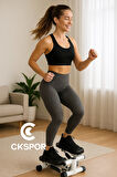 CKSpor Mini Stepper Fitness Twister  Step Aleti Direnç Lastikli Egzersiz Aleti  CKS-73