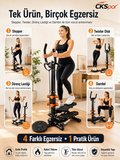 CKSpor Çok Fonksiyonlu Stepper Egzersiz Aleti Twister Diskli Dambıllı Direnç Lastikli Kondisyon Alet