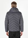  Slim Fit  Erkek Antrasit Mont