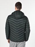  Slim Fit  Erkek Koyu Yeşil Mont