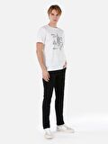 044 Karl Düşük Bel Düz Paça Straight Fit Siyah Erkek Jean Pantolon Cl1031096