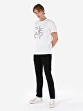 044 Karl Düşük Bel Düz Paça Straight Fit Siyah Erkek Jean Pantolon Cl1031096
