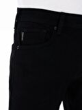 044 Karl Düşük Bel Düz Paça Straight Fit Siyah Erkek Jean Pantolon Cl1031096