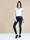 760 Dıana Yüksek Bel Dar Paça Super Slim Fit Siyah Kadın Jean Pantolon