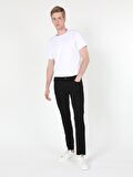 041 Danny Düşük Bel Dar Paça Slim Fit Siyah Erkek Jean Pantolon