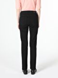 703 Carla Orta Bel Düz Paça Slim Fit Siyah Kadın Jean Pantolon