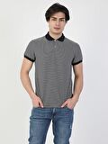 Regular Fit Polo Yaka Erkek Lacivert Polo Kısa Kol