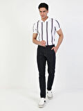 034 Denım Chıno Düşük Bel Dar Paça Slim Fit Jean Erkek Jean Pantolon Cl1049645