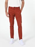 Slim Fit Orta Bel Erkek Pantolon